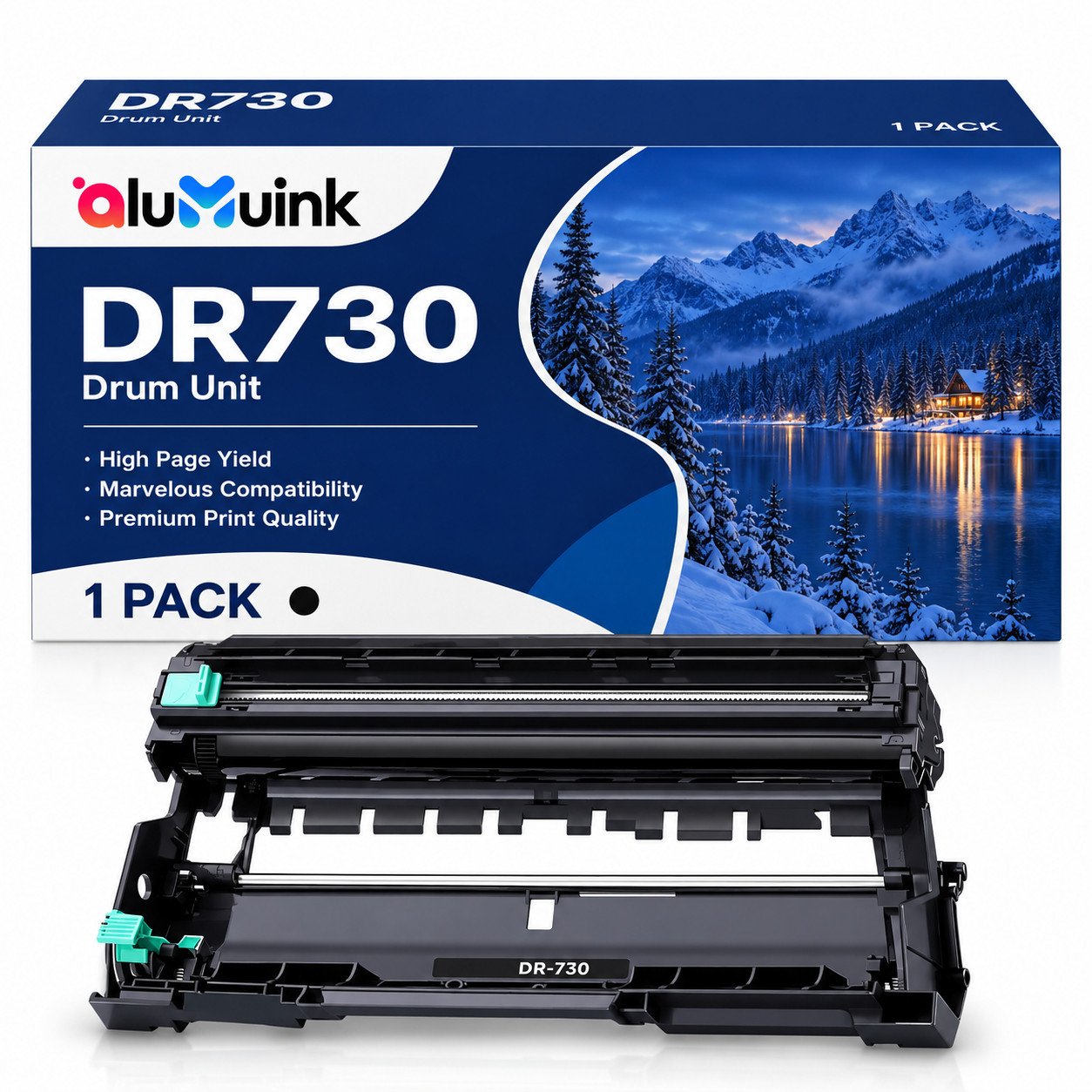 DR730 Drum Unit replacement for HL-L2325DW HL-L2350DW HL-L2370DW HL-L2370DWXL