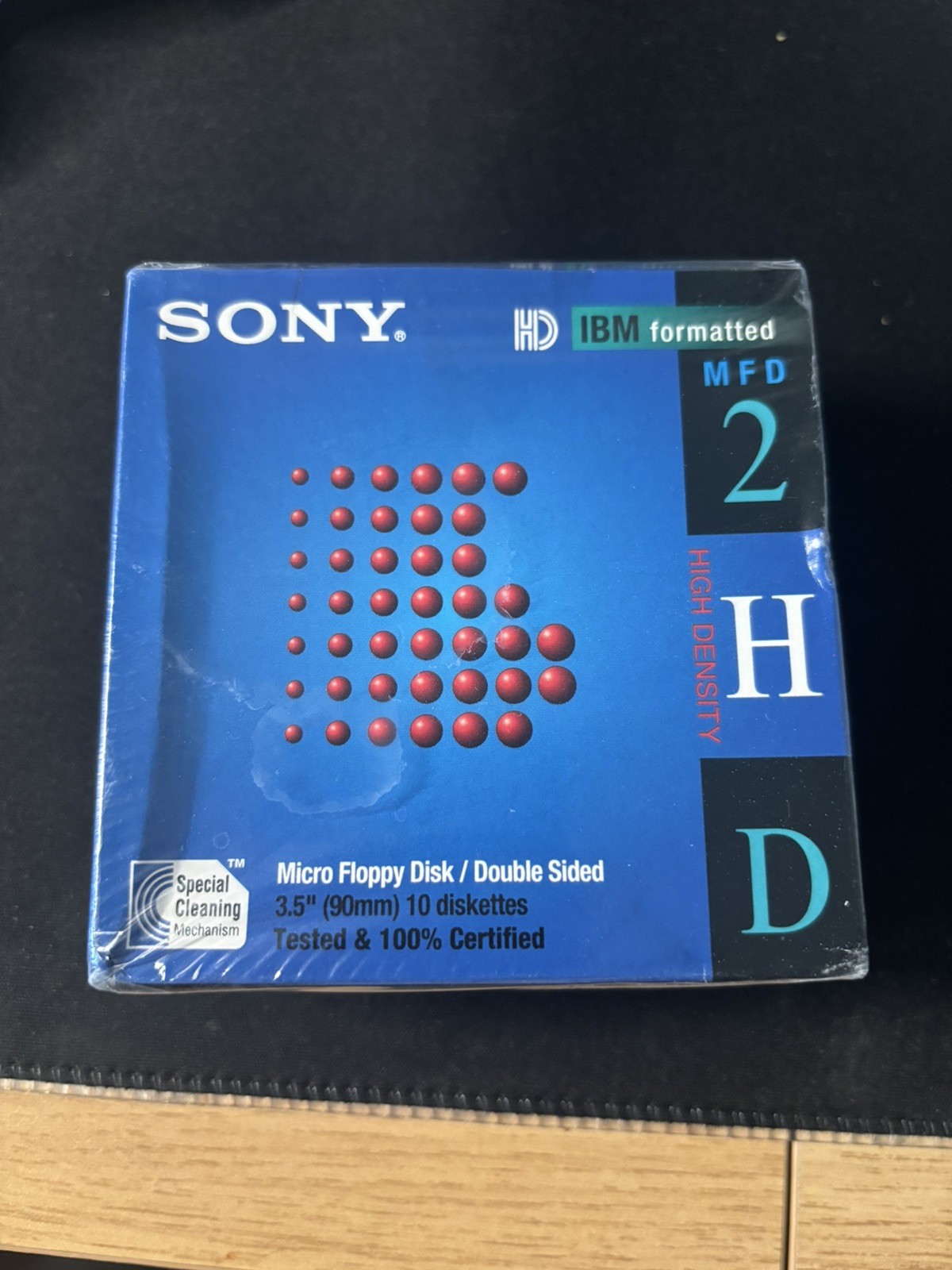 Sony 2HD Diskettes IBM Formatted 1.44 MB 3.5" Double Sided 10 Pack NOS