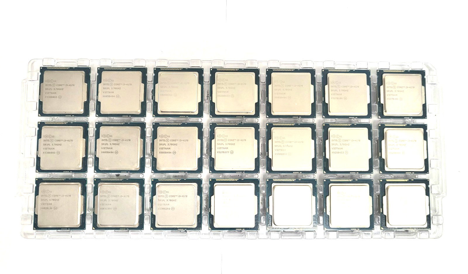 Lot of 21 - Intel Core i3-4170 CPU SR1PL 3.70GHz Desktop Processor LGA-1150