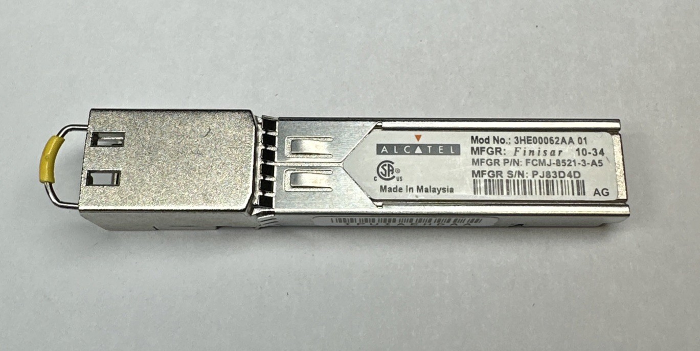 Alcatel 3HE00062AA-01 Finisar 10-34 FCMJ-8521-3-A5 Transceiver