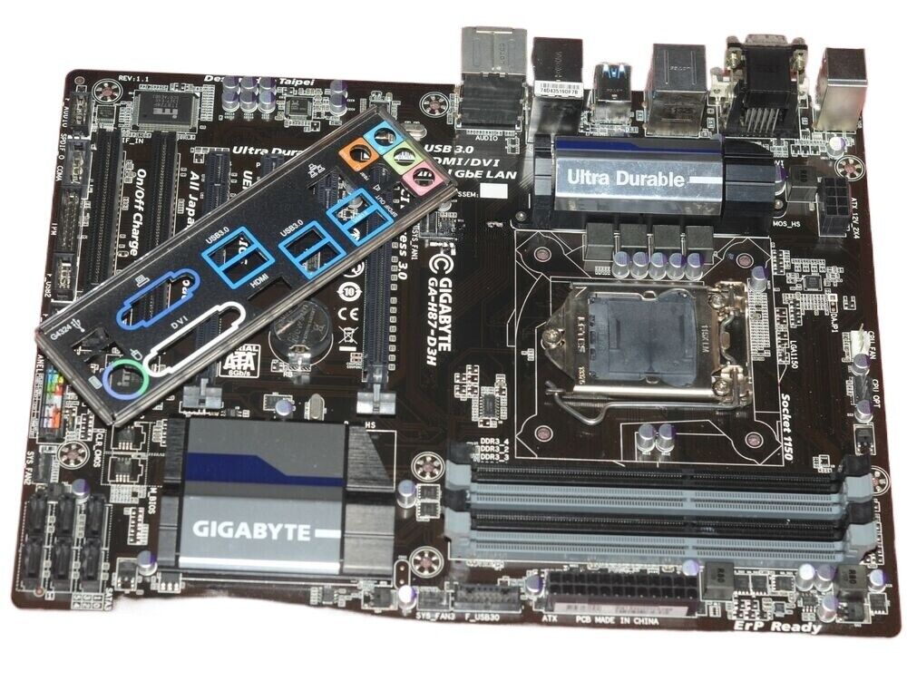 Gigabyte Technology GA-H87-D3H, Socket 3, Intel Motherboard