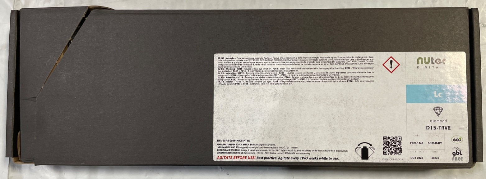 Nutec Digital Ink Lc Diamond D15-TRV2 New/Open Box Ex. Oct 2026