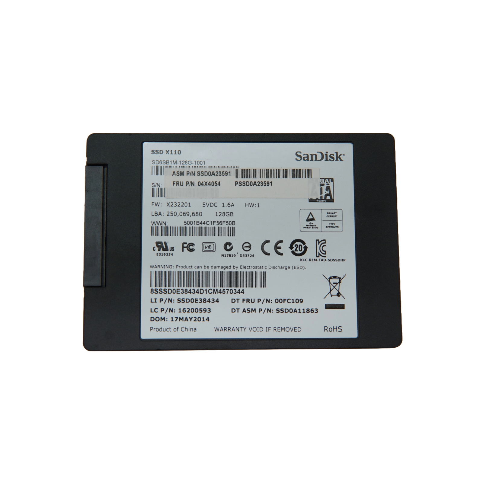 Sandisk SSD X110 128GB 2.5\