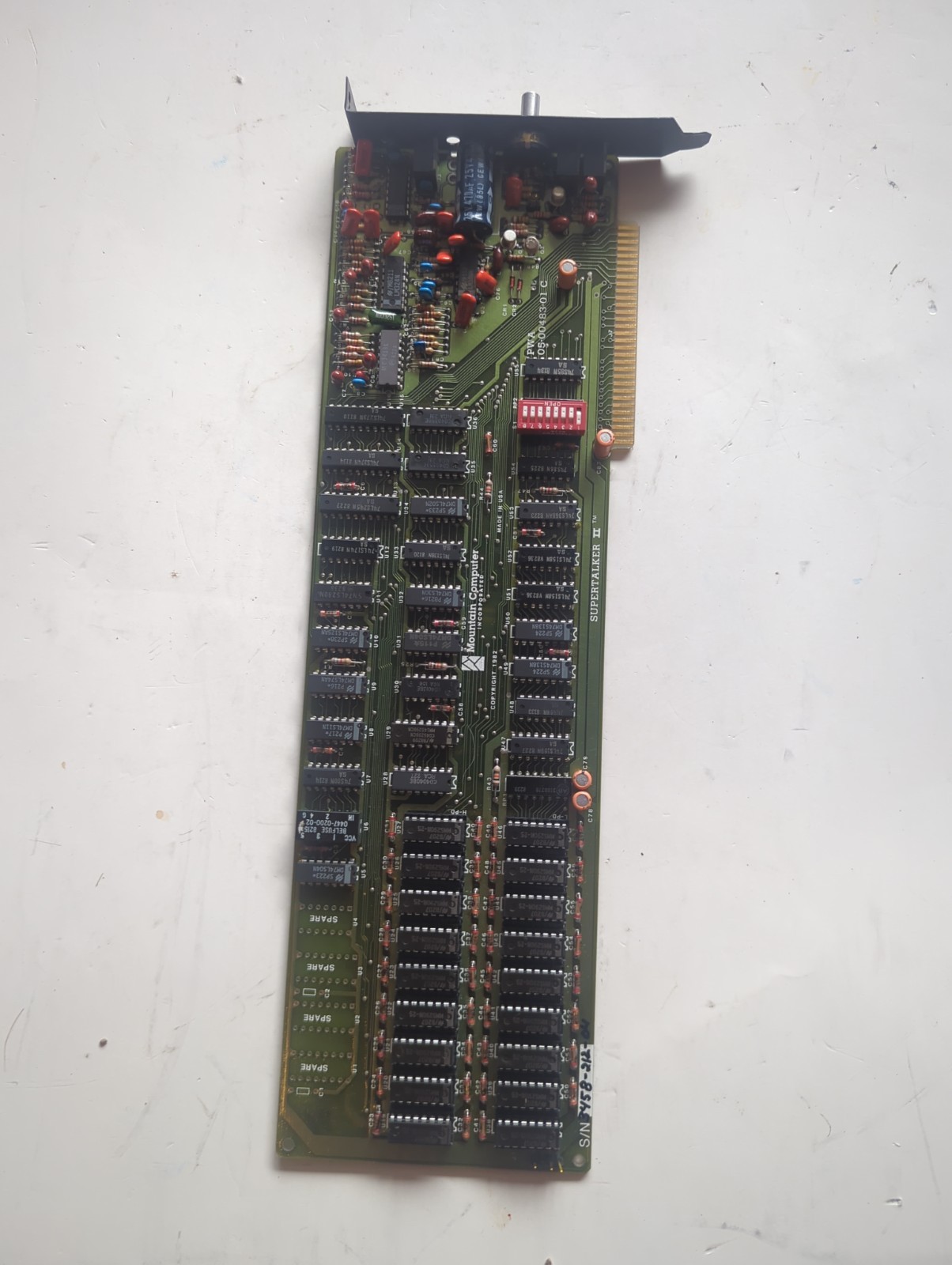 Vintage Mountain Computer Supertalker II 8-Bit ISA Card IBM PC XT Untested