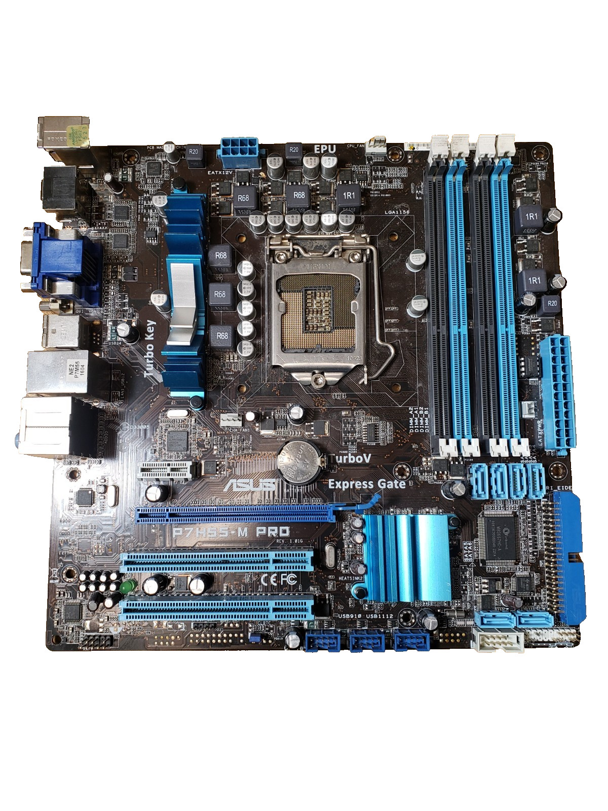 Intel Motherboard For Asus P7H55-M PRO H55 LGA 1156 CPU DDR3 M-ATX