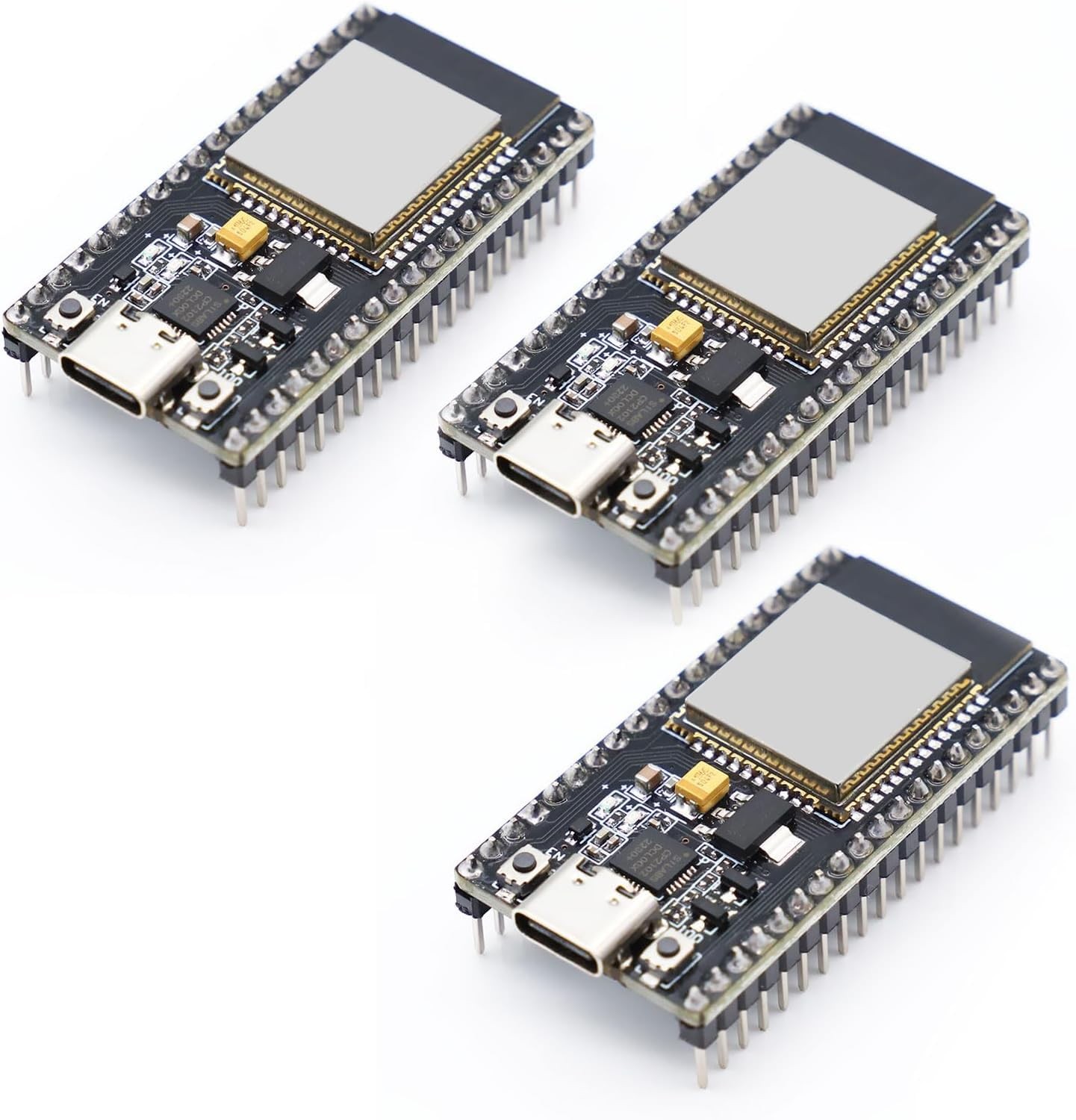 3 Pcs ESP32 Development Board CP2012 WiFi Bluetooth 38Pin TypeC Module