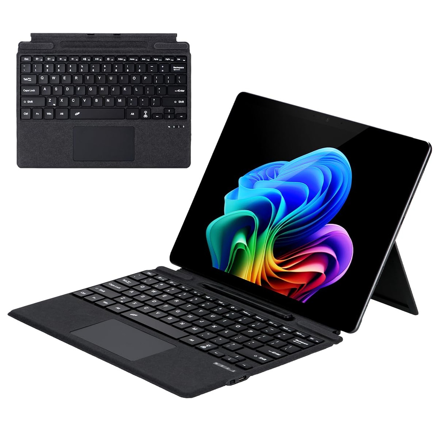 Microsoft Surface Pro Keyboard for 11/10/9/8/X, 13" Ultra-Thin Detachable Blu...