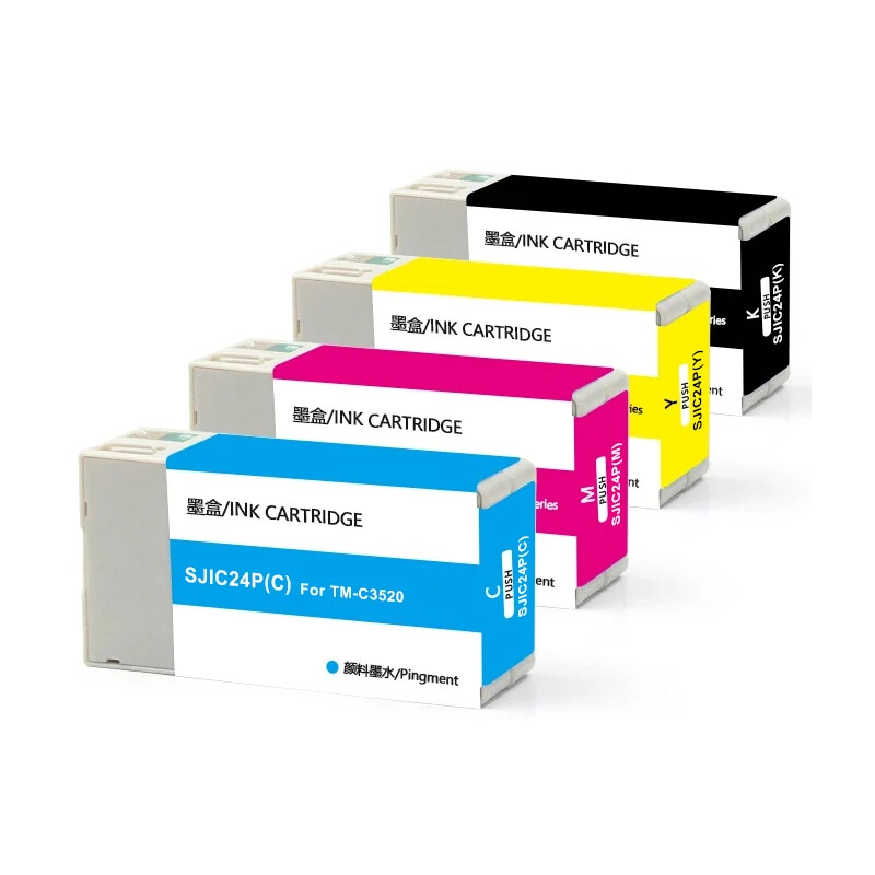 SJIC24P for TM-C3500 Color Label Printer Full Color Ink Label Printer