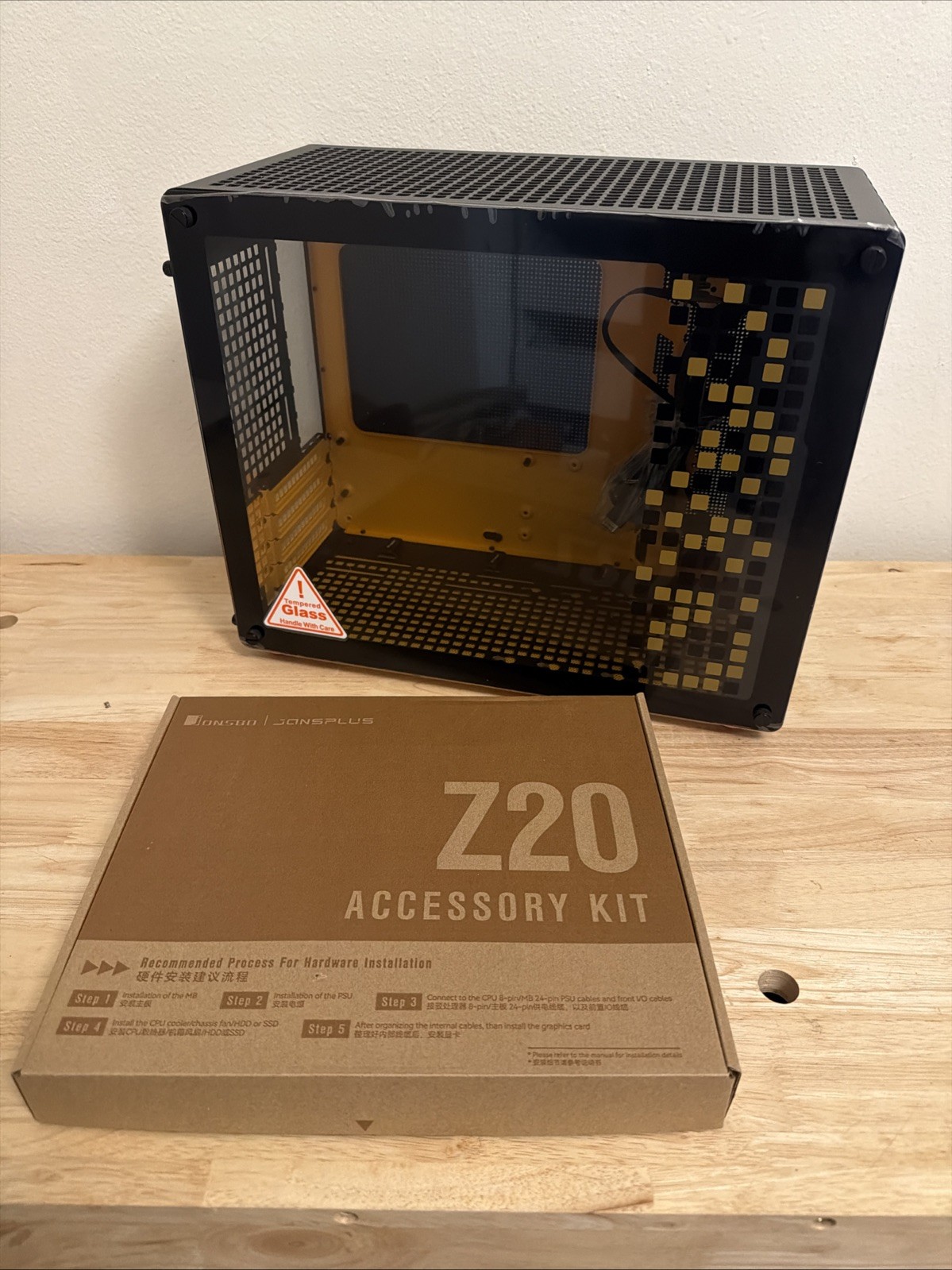 JONSBO Z20 MATX ATX PC Case 20L Compact Desktop Chassis Type-C 163mm Cooler
