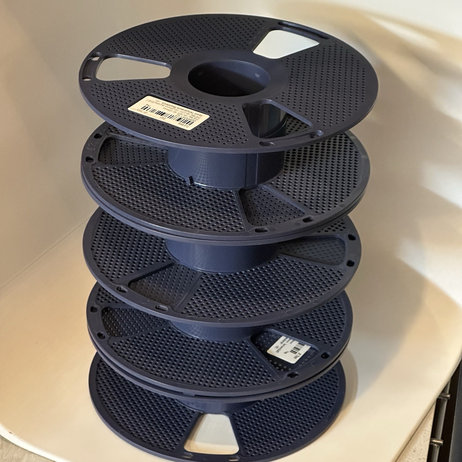 Sunlu Empty Reusable Filament Spool 5 PACK 1.75mm / 1kg  v3 LASTEST DESIGN