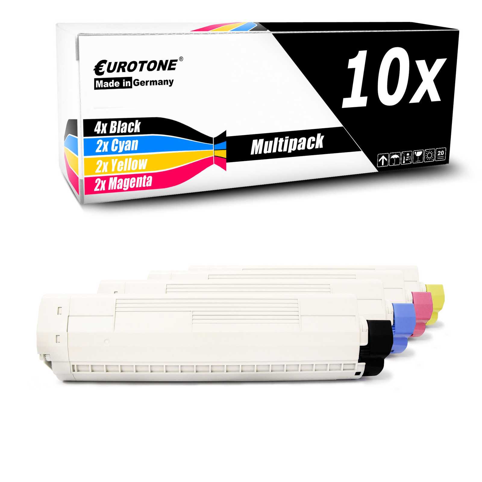10X Eurotone Cartridge For OKI ES-8430-DN