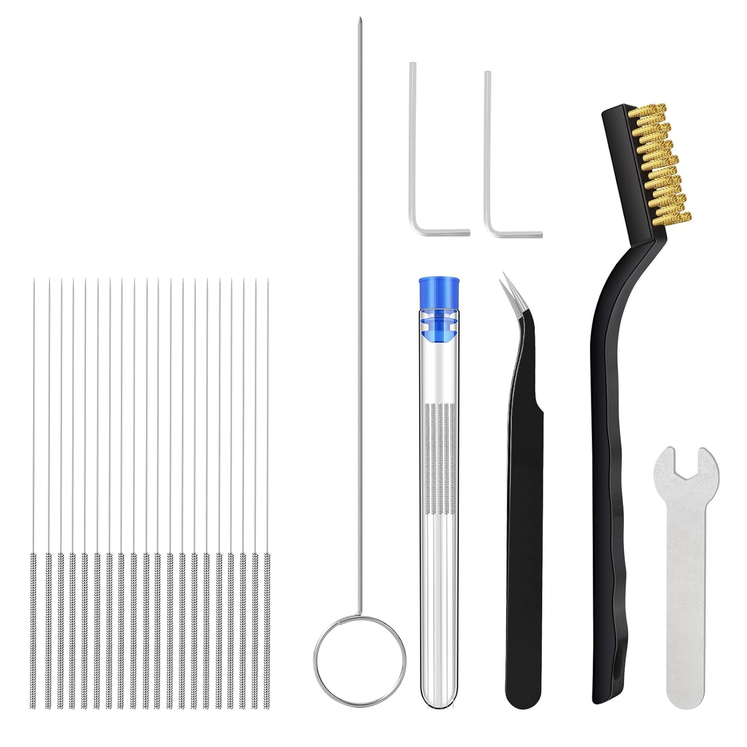 26Pcs 3D Printer Nozzle Cleaning Kit – Nozzle Cleaner 3D Printer with 1.5Mm