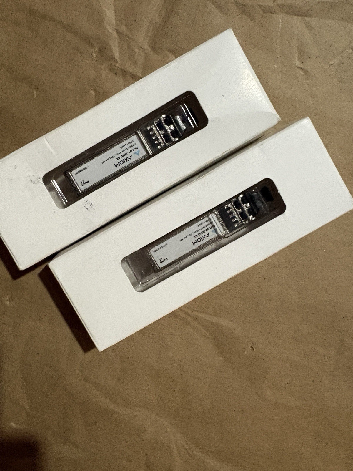 Lot of 2 Axiom GLC-SX-MMD-AX 1000BASE-SX SFP Transceiver Cisco Compatible