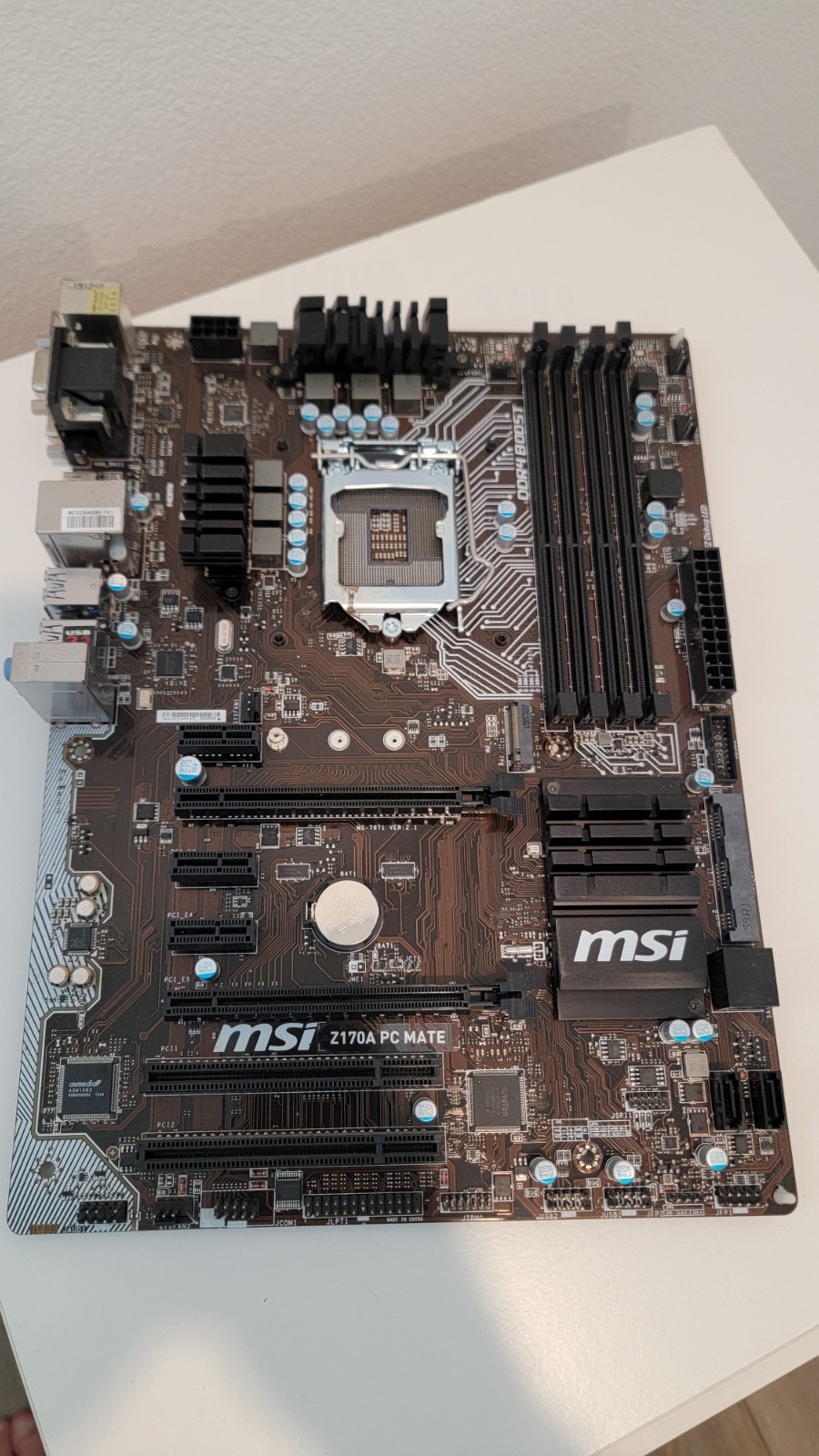 MSI Z170A PC MATE ATX Motherboard [LGA 1151] [DDR4] - USED / WORKING