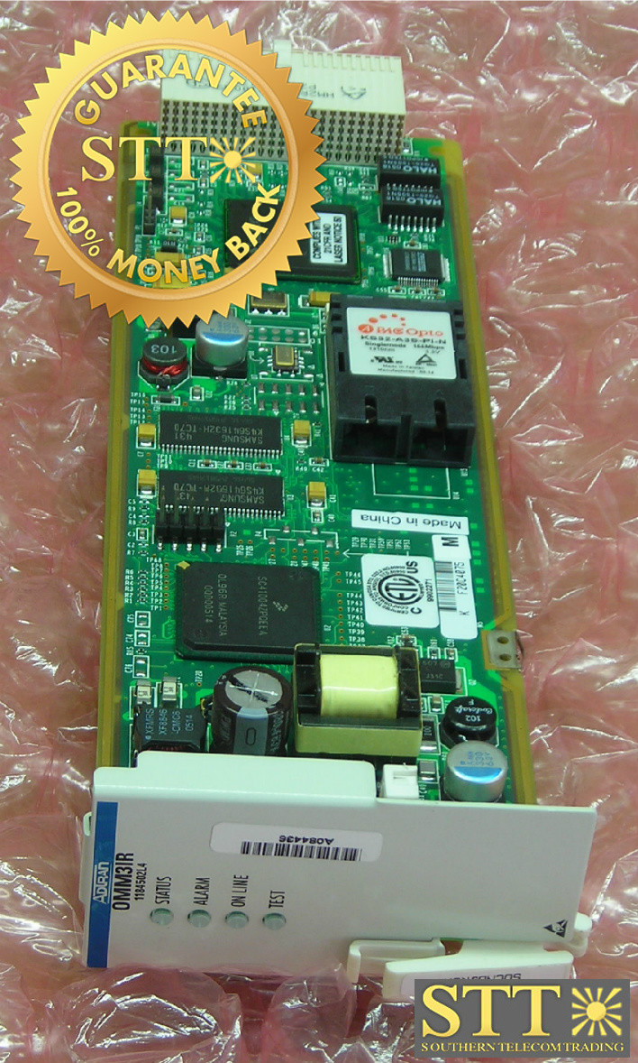 1184502L4 ADTRAN OC-3 OPTIC MODULE OPTI-6100 SOCNDJKCAA