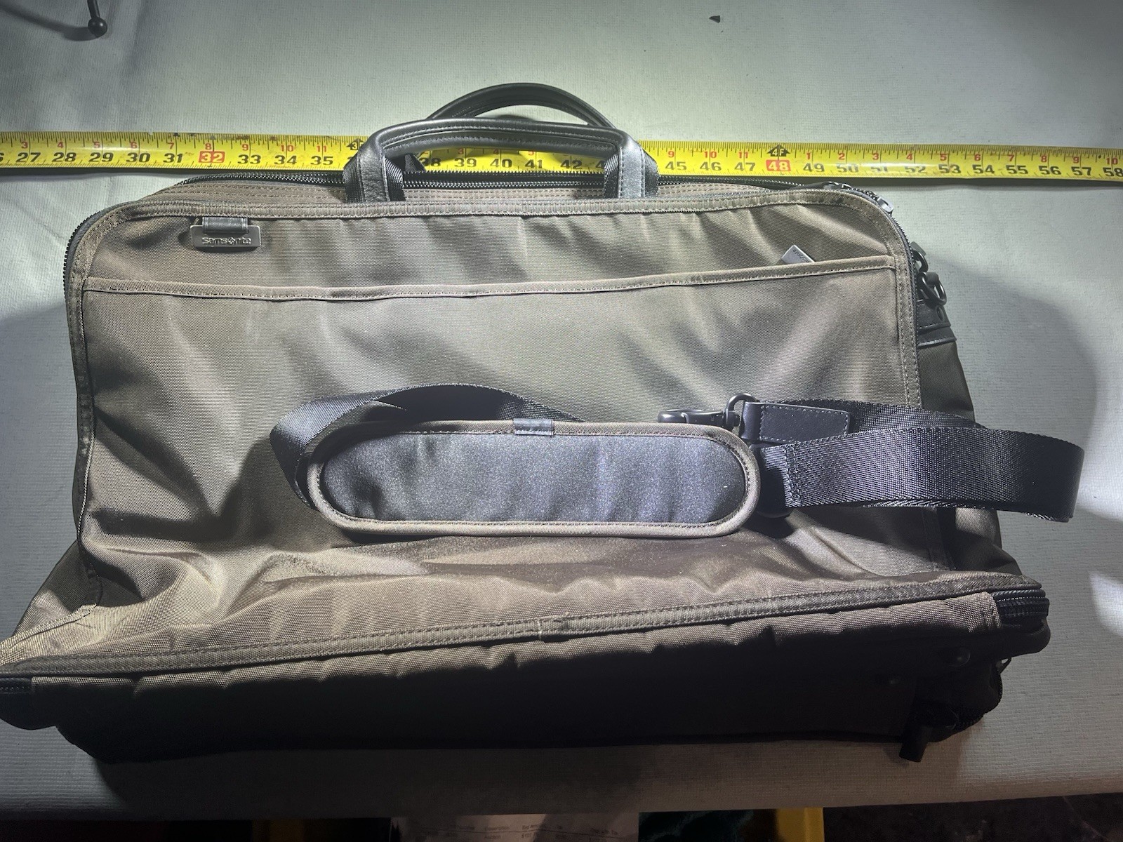 Samsonite Travel Bag Carry On Business Briefcase Black Suiter