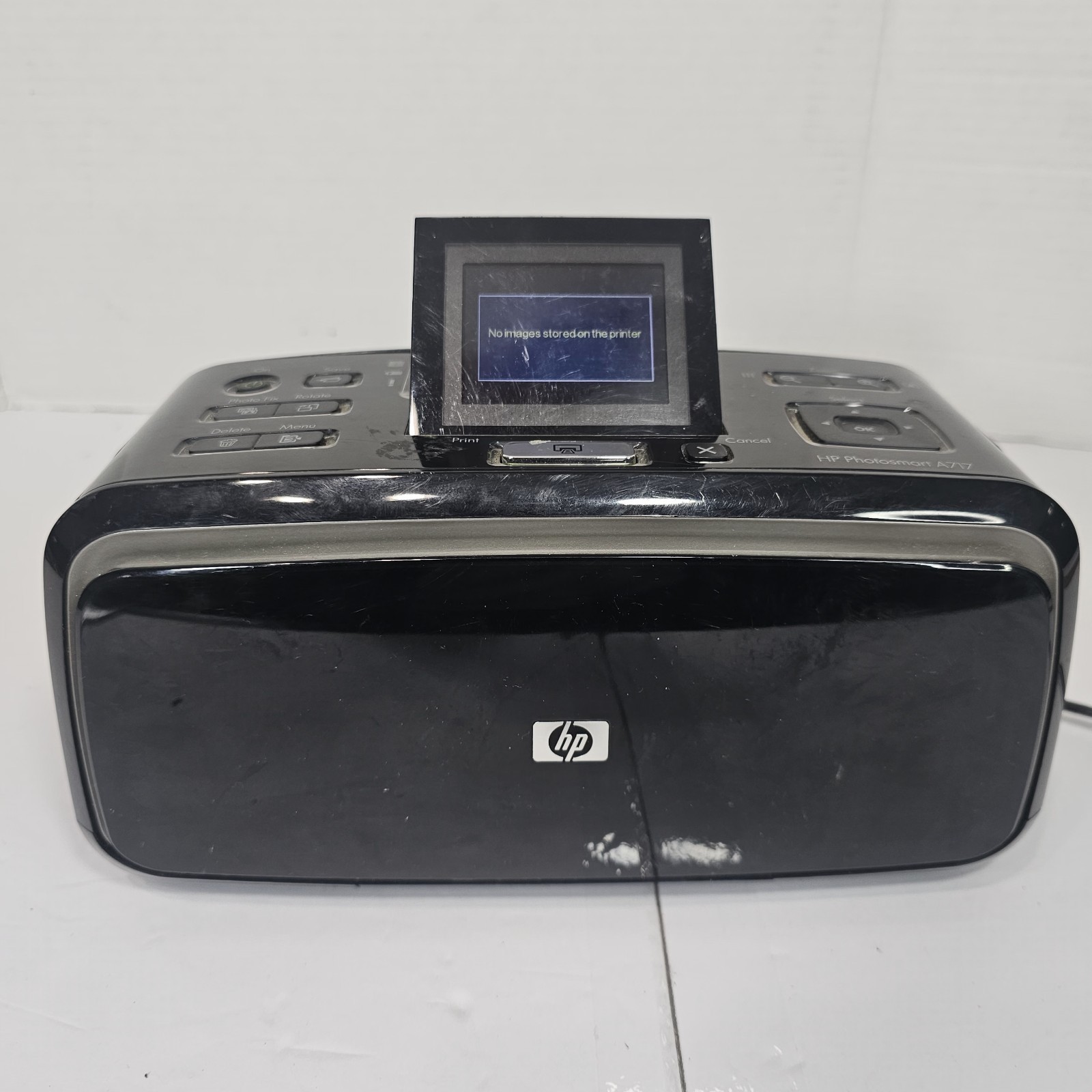 HP Printer PhotoSmart A717 Digital Photo Inkjet Portable Small Read Details 
