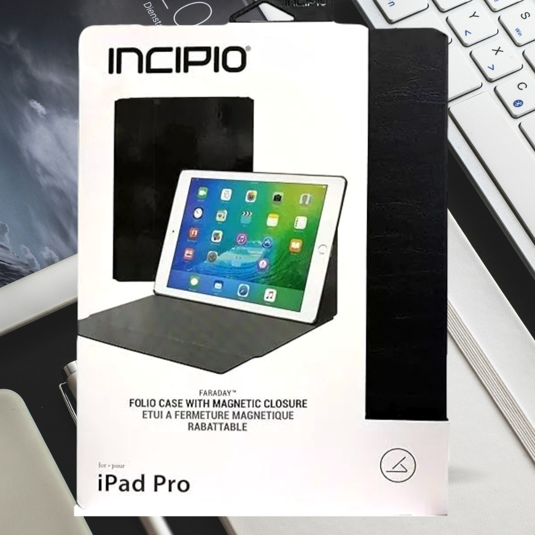 Incipio Faraday Folio Case for Apple iPad Pro 12.9" IPD-285-BLK-V BLACK OR NAVY