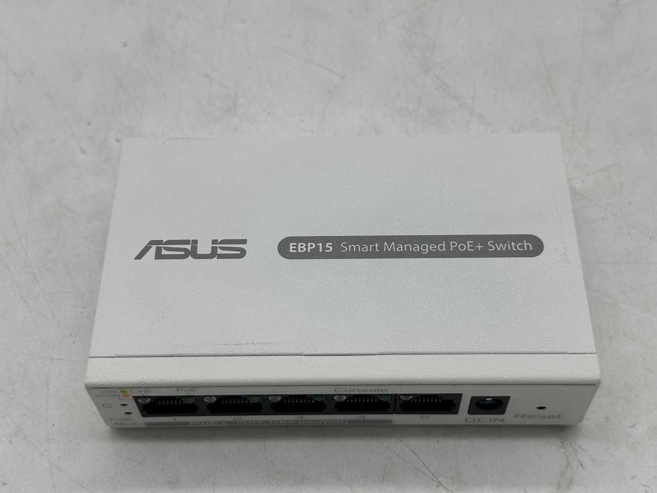 ASUS ExpertWiFi EBP15 5-Port GbE Smart Managed PoE+ Switch