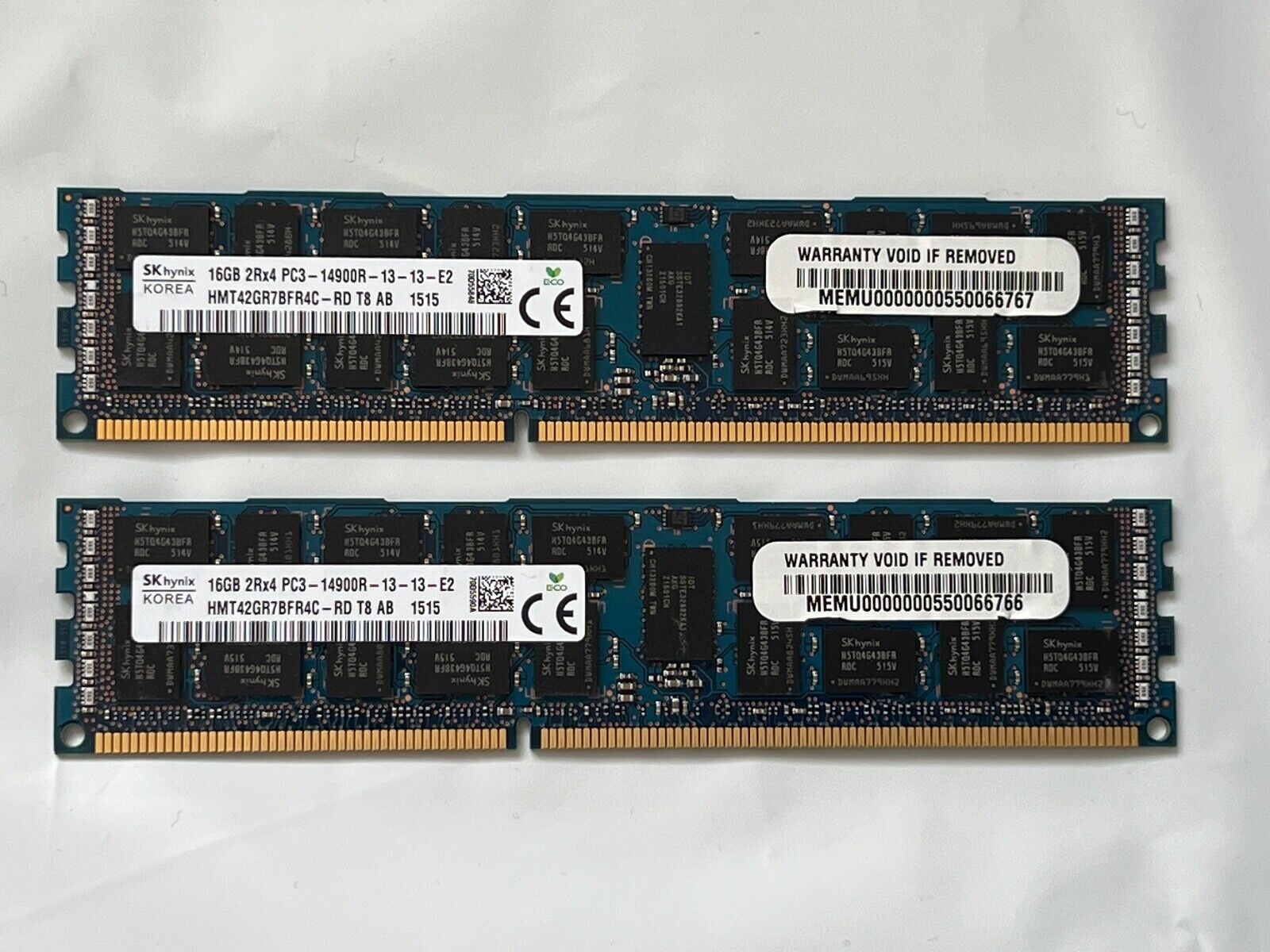 SK Hynix 32GB (2 x 16GB) PC3-14900R DDR3 1866MHz ECC Registered Server RAM