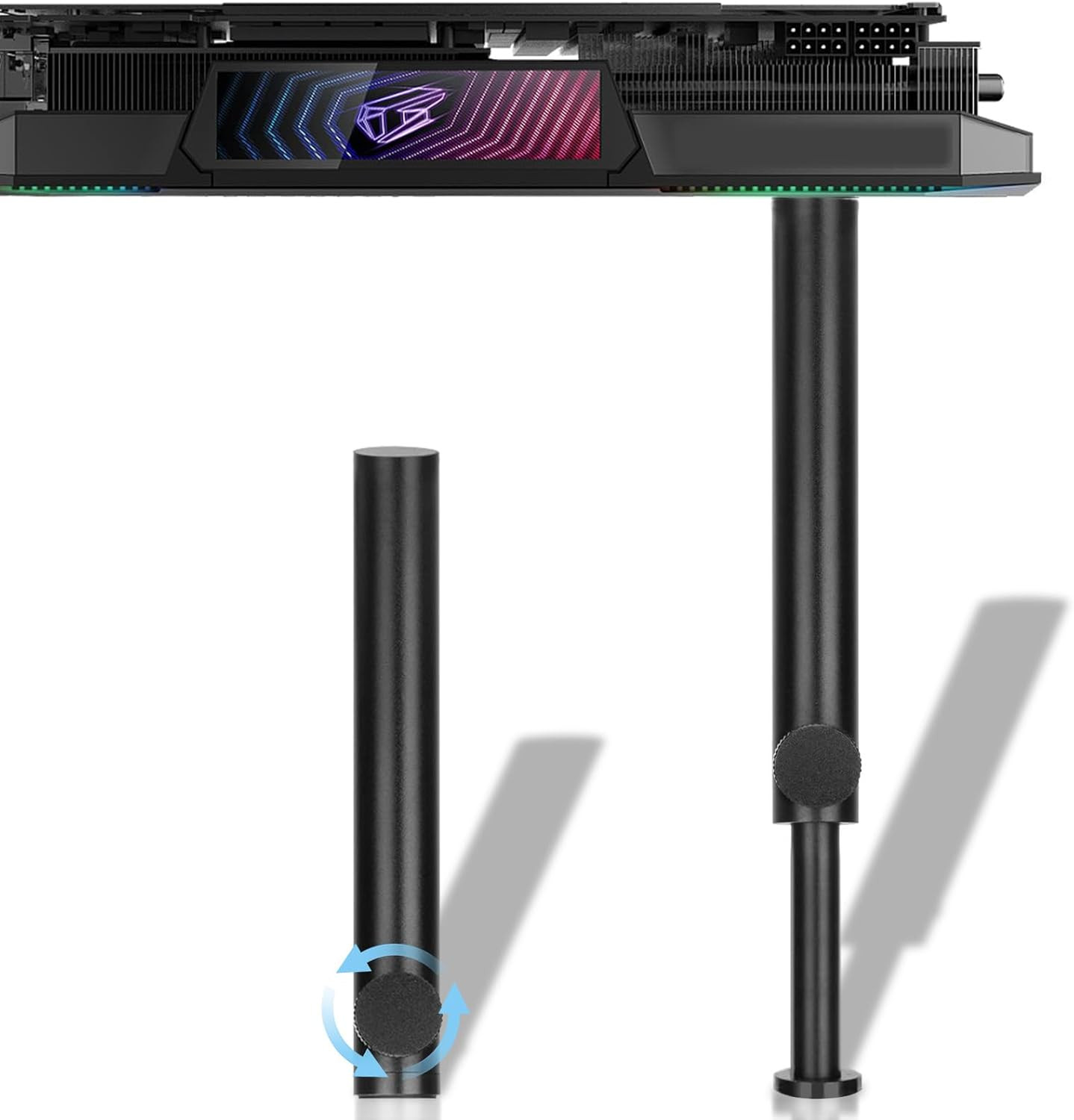 Tall GPU Support Bracket - Heavy Duty Adjustable GPU anti Sag Holder & Support S