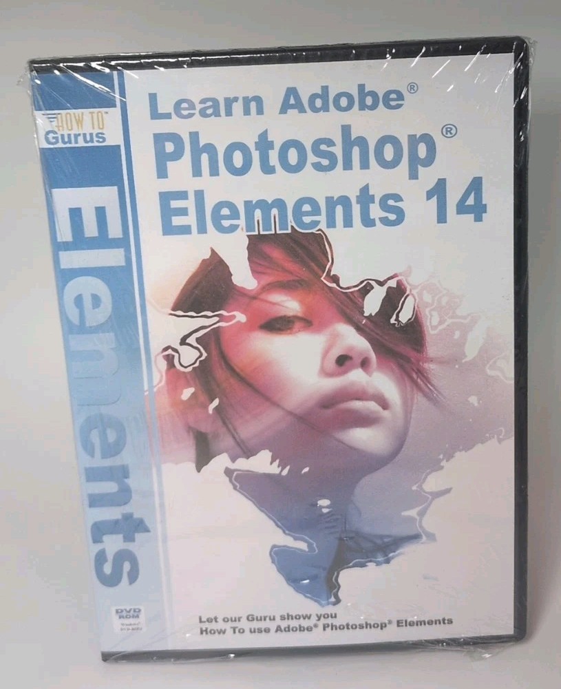Learn Adobe Photoshop Elements 14 DVD ROM Brand New B496