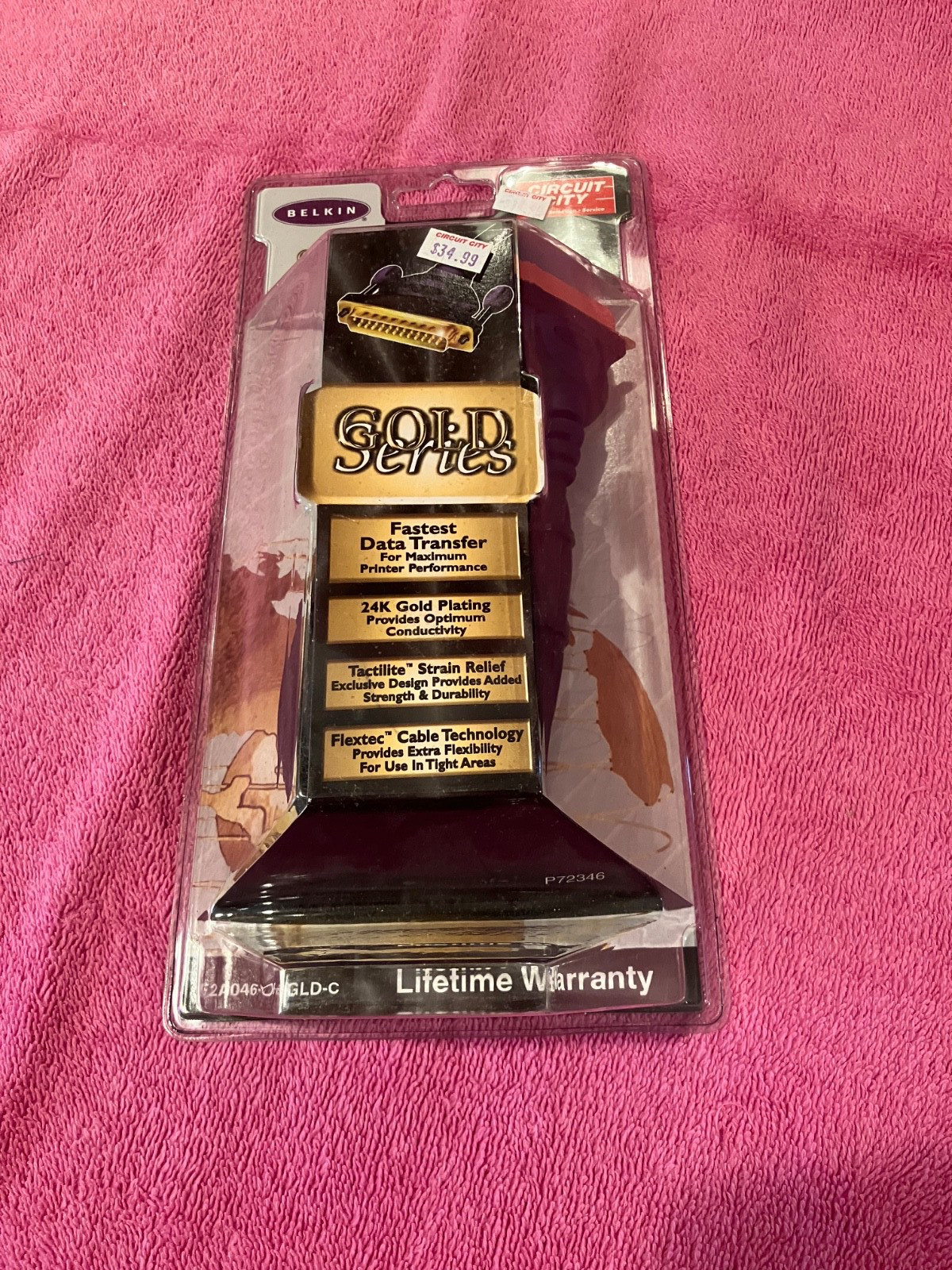 IEEE I 284 PRINTER CABLE new in box. Gold Series. Circuit City brand