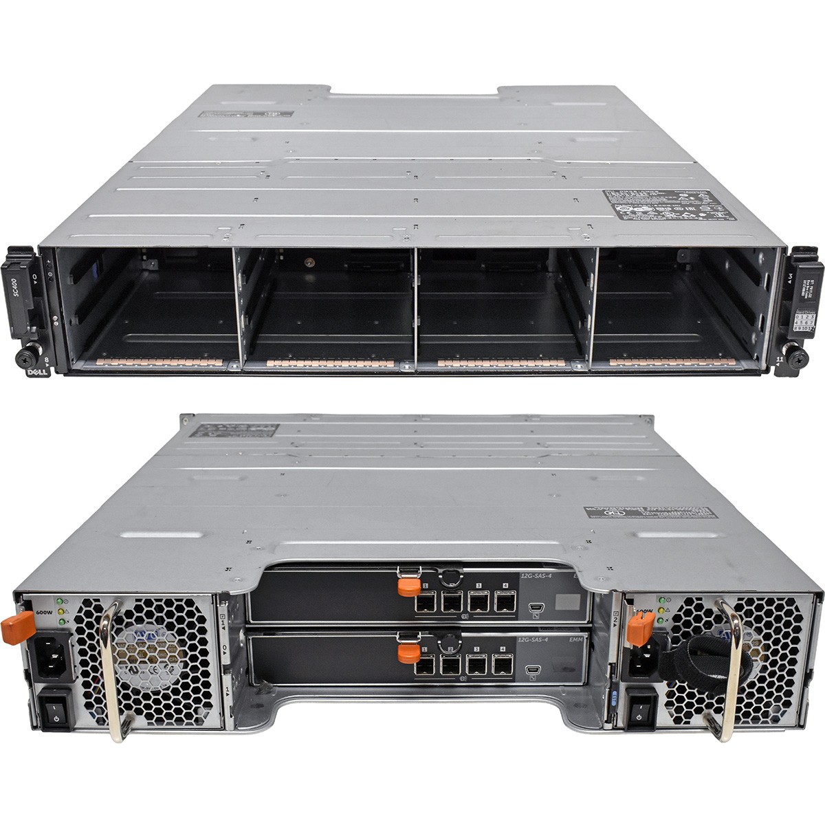 Dell Storage Center SC400 2xE09M004 12G-SAS-4 Controller No HDD 2xPSU 12xLFF 3.5