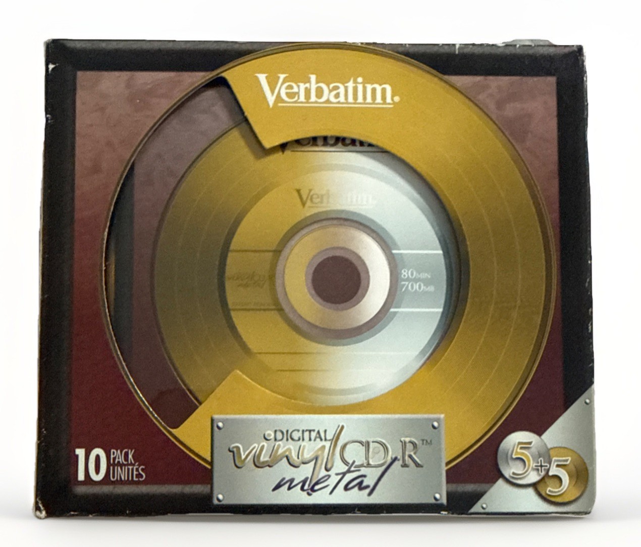 Verbatim 10PK CD-R DIGITAL VINYL METAL ( 94647 ) (Discontinued by Manufacturer