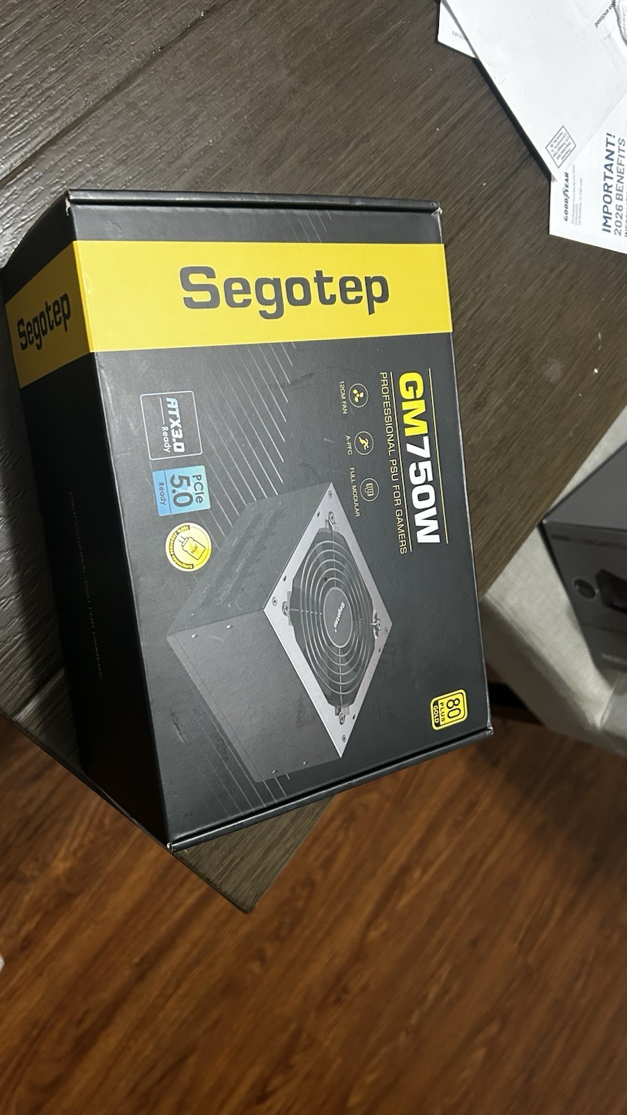 Segotep 750w Power Supply & Black Cable Extensions  