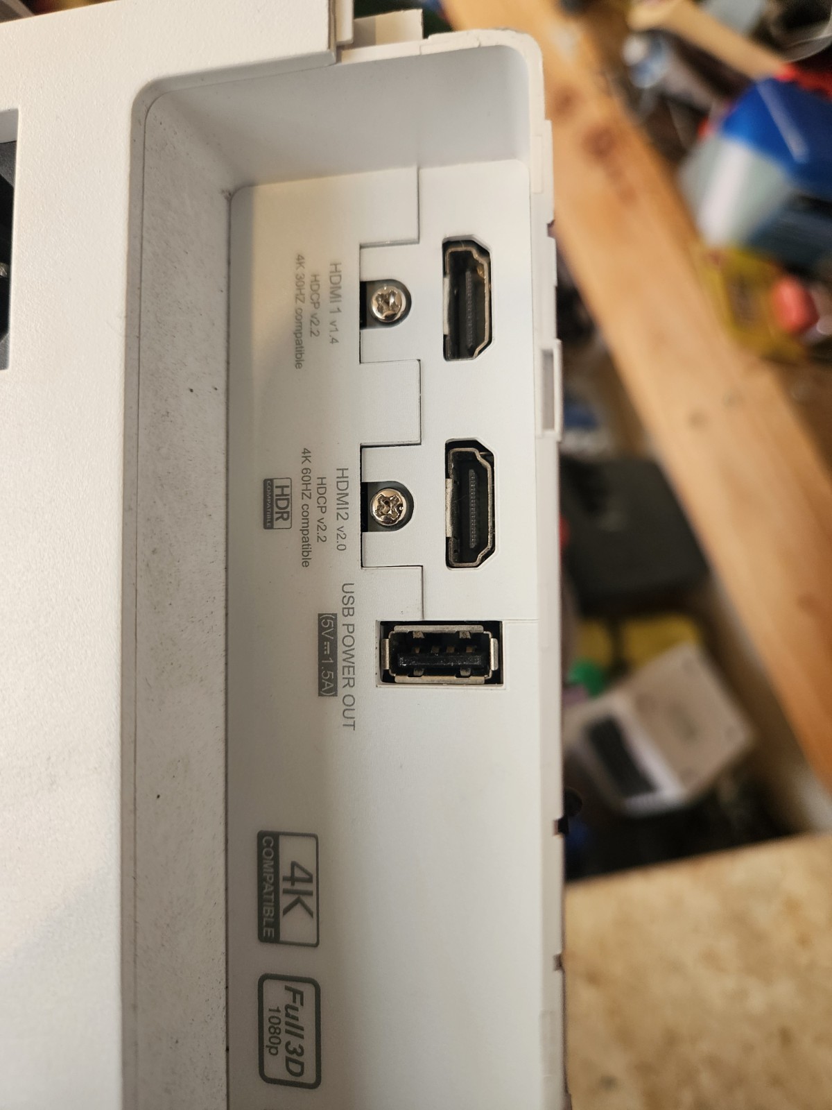 Optoma VDHDNTeH 4K Ultra HD DLP Projector - Lamp *TESTED* AS/IS