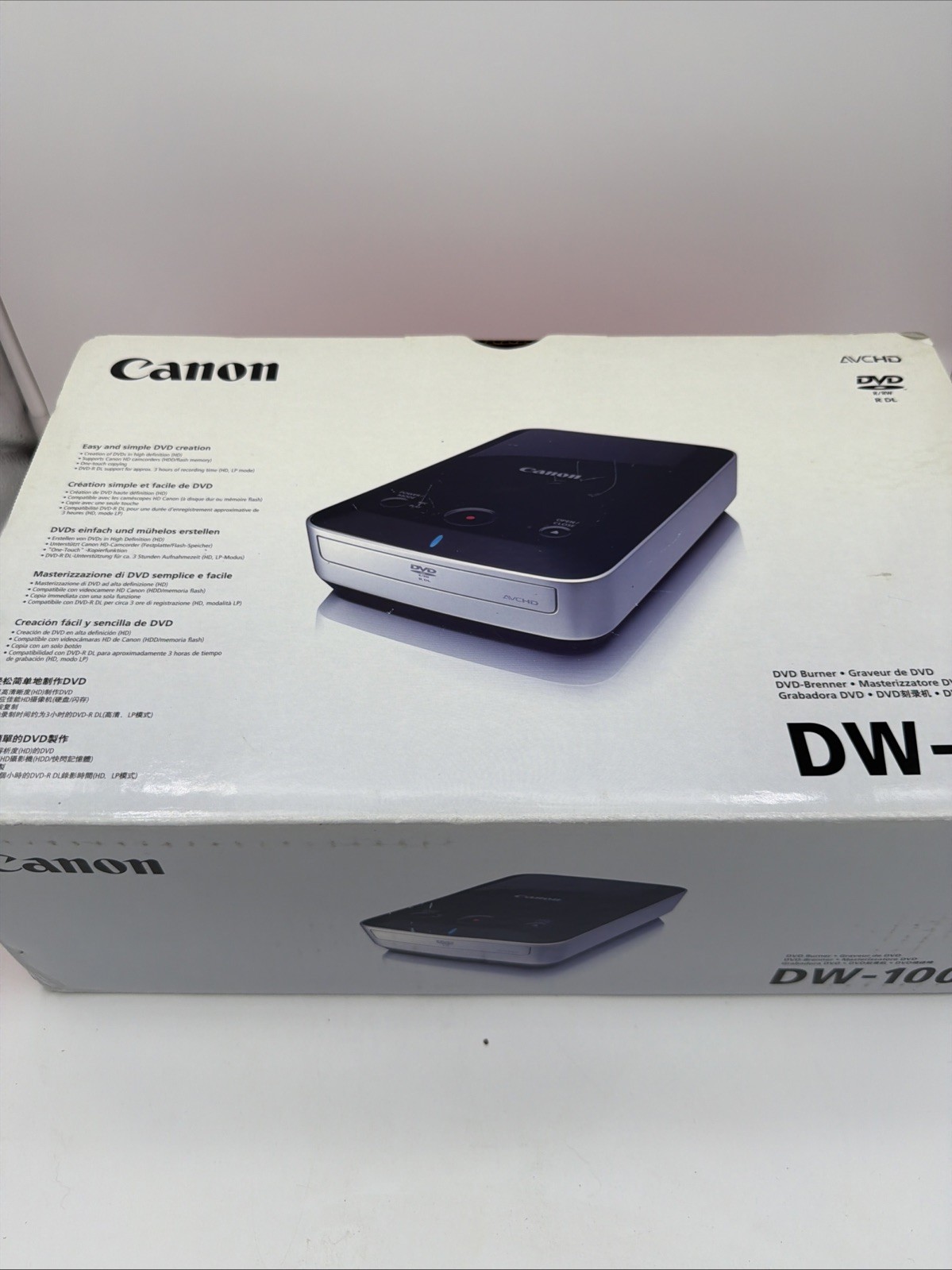 Canon DW-100 DVD Burner For Canon Hard Drive and Flash Memory Based Camcorders