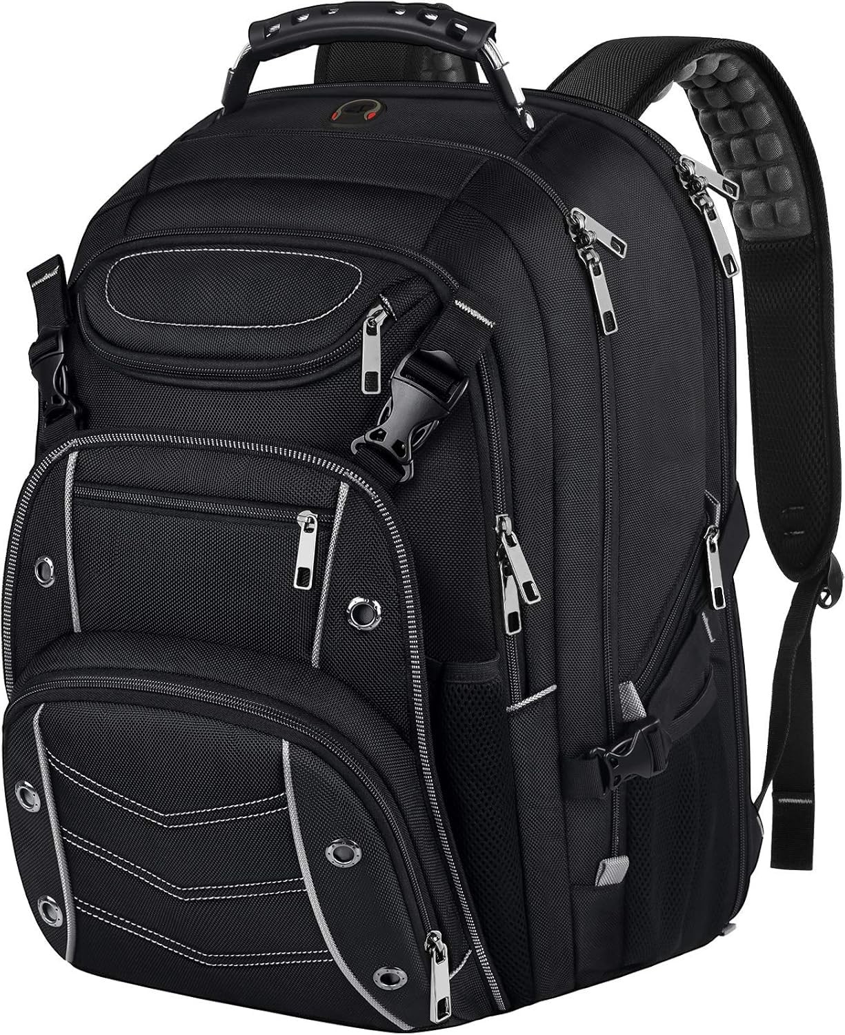 Extra Large Laptop Backpack, 22" x 17" x 10", 60L Capacity, 18.4, Grey