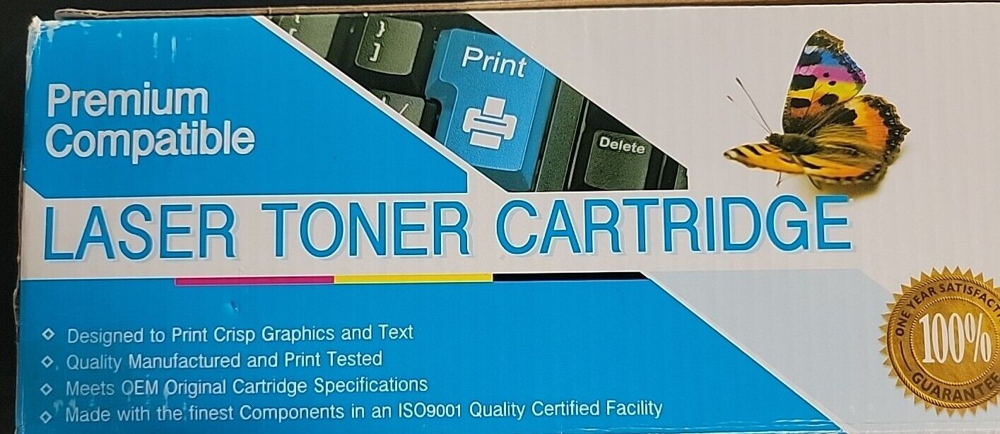 Renewable Toner Compatible MICR Toner Cartridge Replacement for HP CB436A NEW