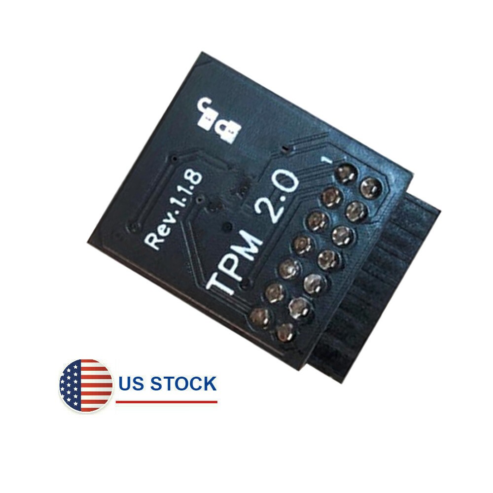 TPM 2.0 Security Module Trusted Platform Module 14-Pin For MSI 14PIN LPC MS-4136