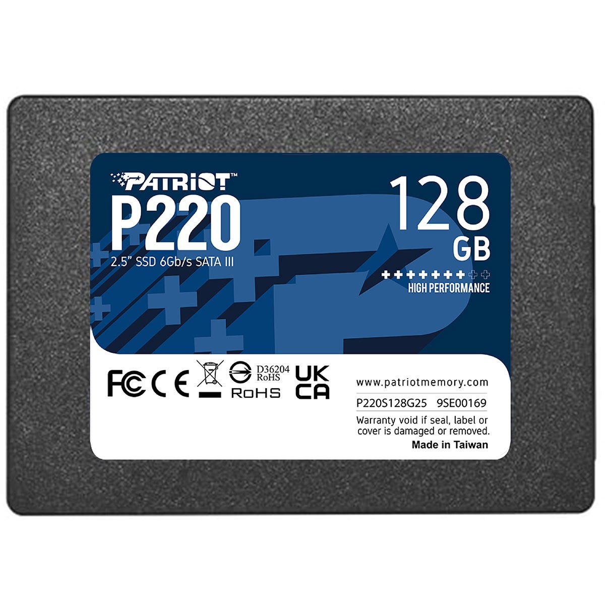 Patriot P220 SATA 3 128GB Internal Solid State Drive 2.5. Patriot is proud to pr