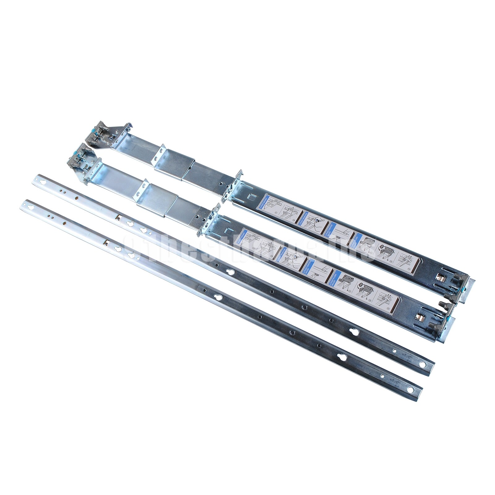 for Dell PowerEdge R510 R515 R520 R720 R730 PowerVault NX3100 Static Rail H872R