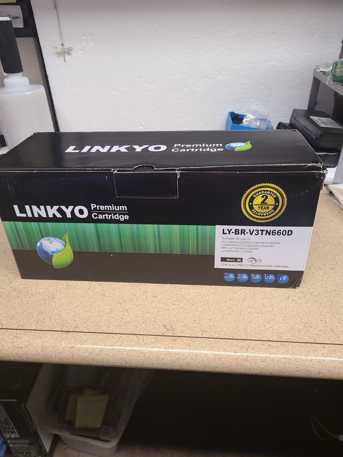 Linkyo Toner TN660 2 Pack Black