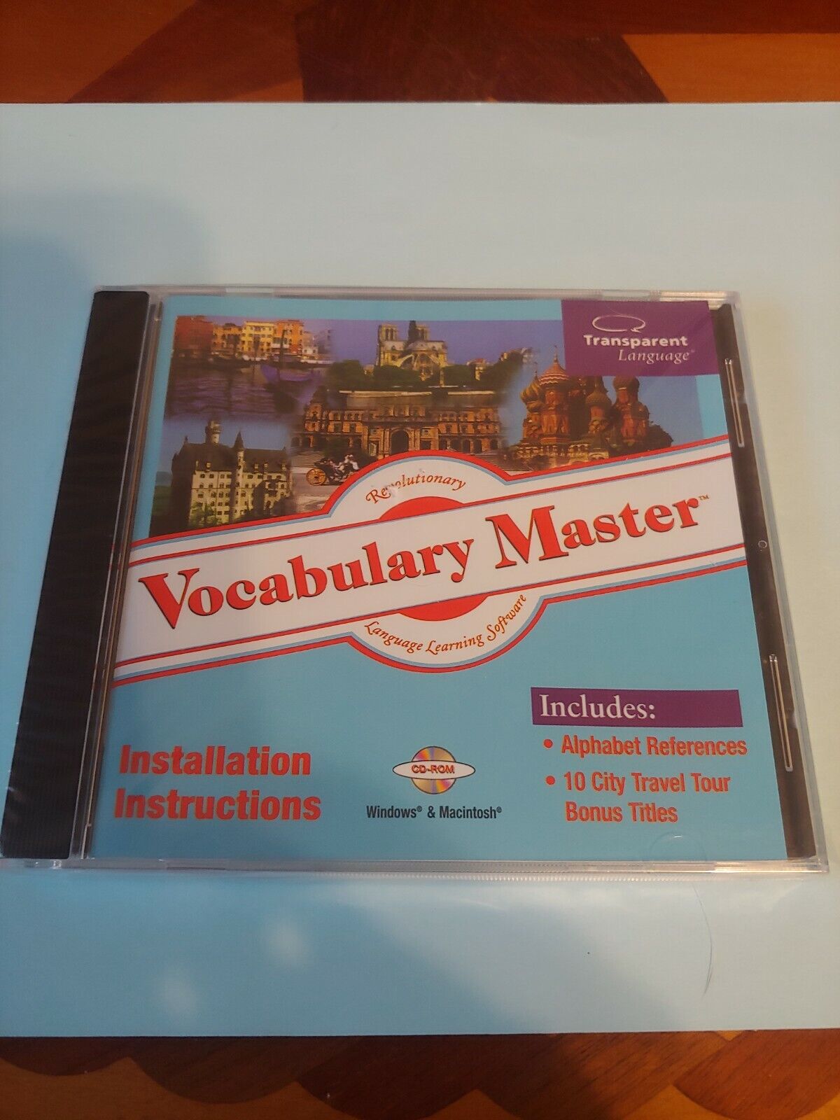Vocabulary Master CD-Rom Windows & MAC Installations Includes Alphabet 
