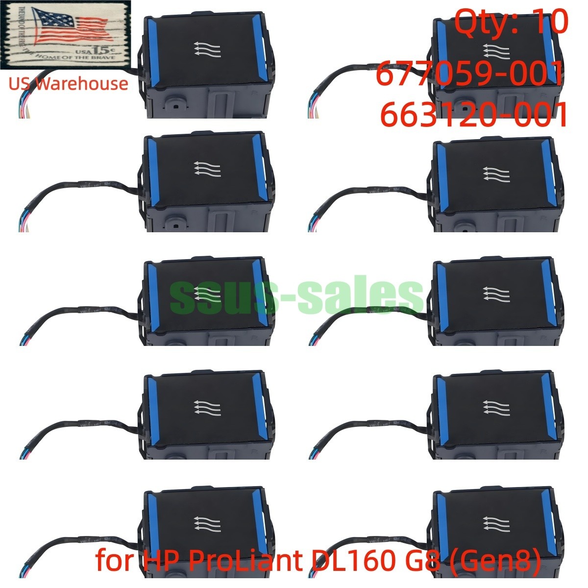 X10 677059-001 663120-001 server Cooling Fan GFM0412SS for HP ProLiant DL160 G8