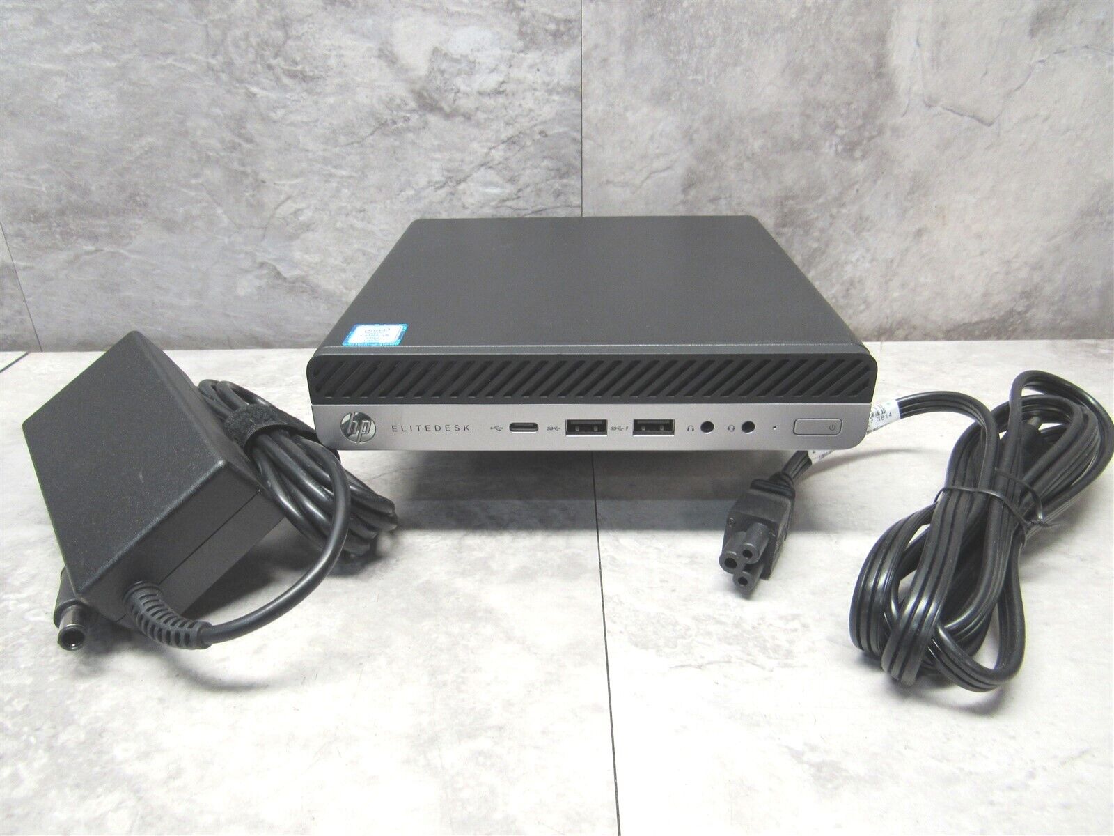 HP EliteDesk 800 G3 35W Mini PC Computer - Intel i5-6500T 2.5Ghz 8GB + Adapter