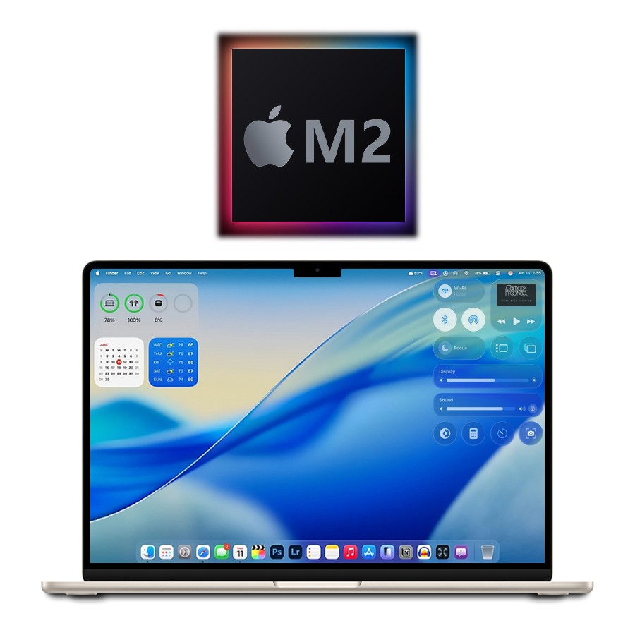2022 Apple M2 MacBook Air 13" 90%+ 16GB/256GB SSD (Starlight) A2681 w/Warranty