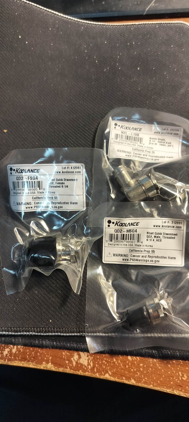 CPU/GPU Watercooling Elbows and Couplers Koolance