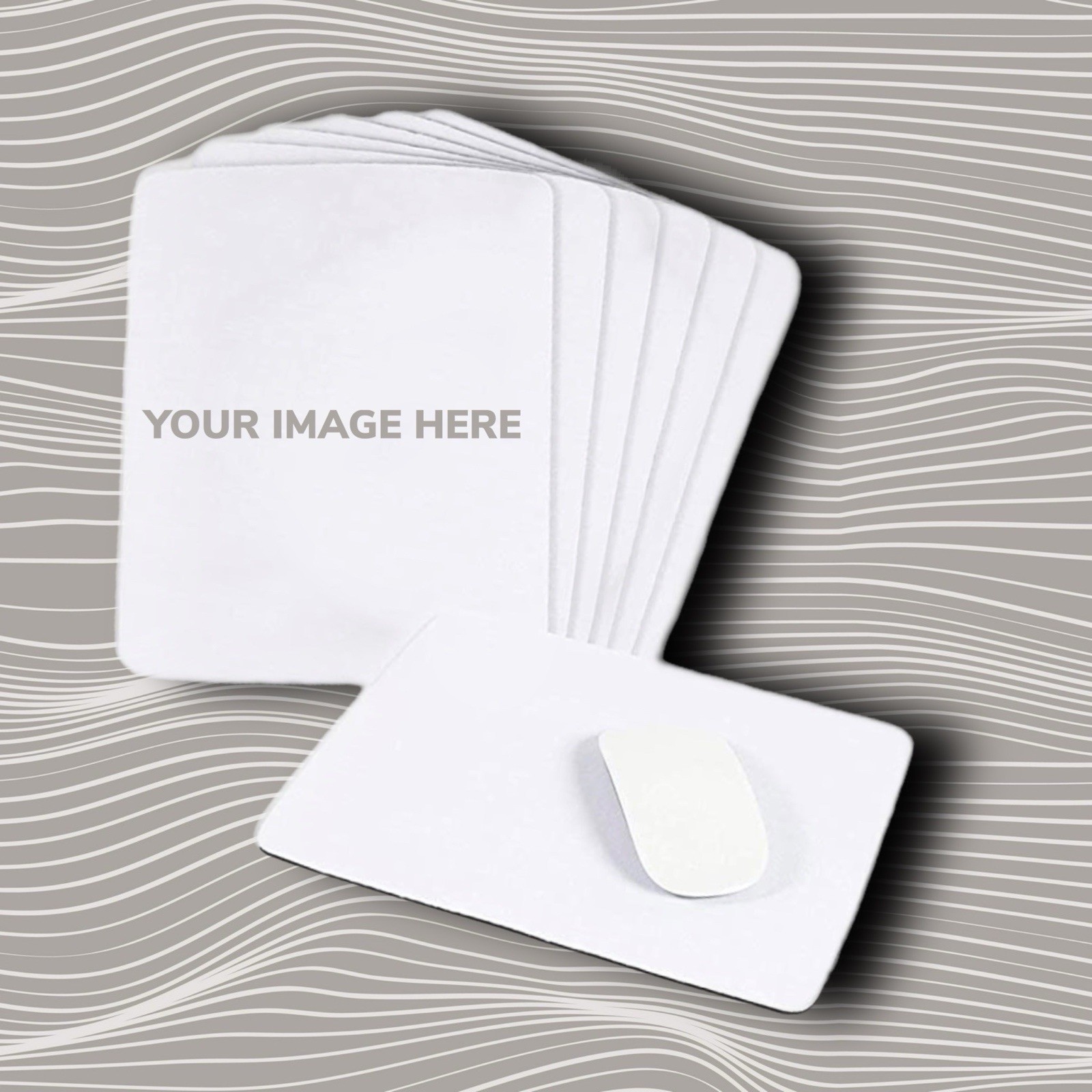 Custom Printed Mouse Pad Personalized Photo, logo, design Add Your Own Image