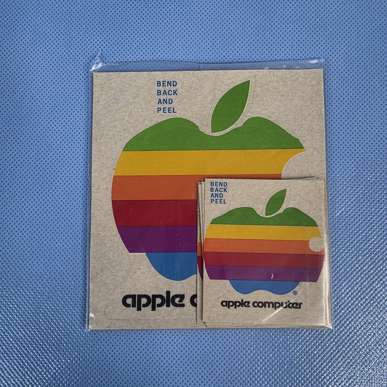 Rare HTF Vintage Apple Computer The Rainbow Era Pre-1984 - 10 Stickers Decals