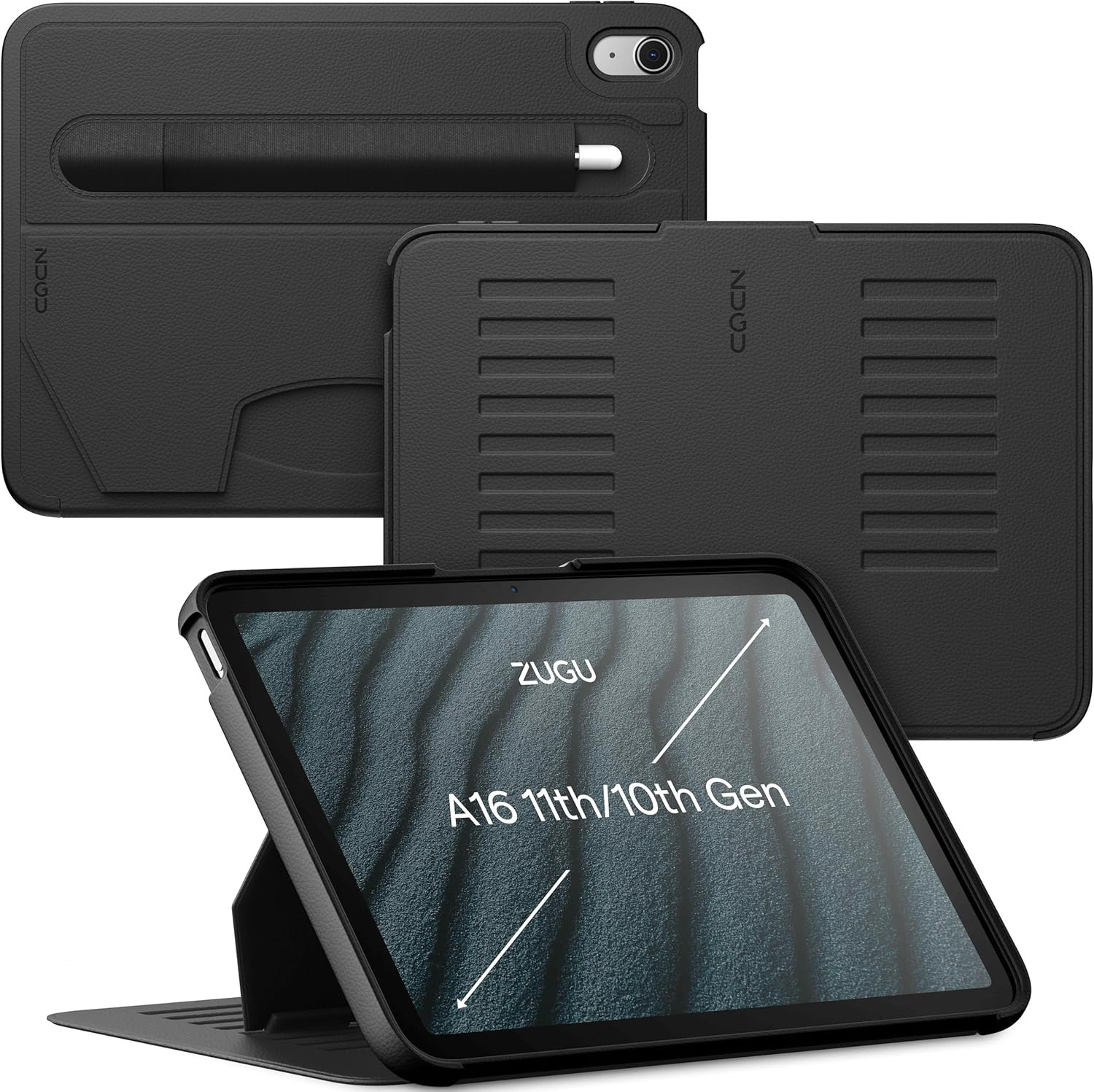 for Ipad 10Th/11Th Generation (A16) 10.9 Inch 2022/2025 [Black] | Ultra Slim Pro