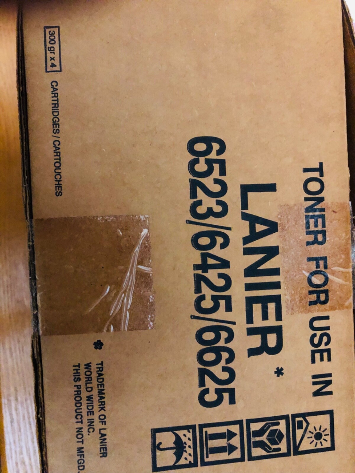Black Toner Cartridge for Lanier copy machine model  6523/6425/6625/