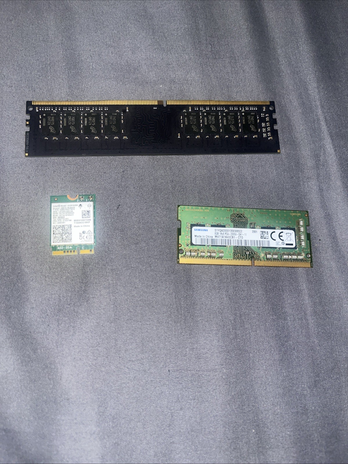 3-piece Laptop Component Upgrade Bundle (RAM and WiFi card)