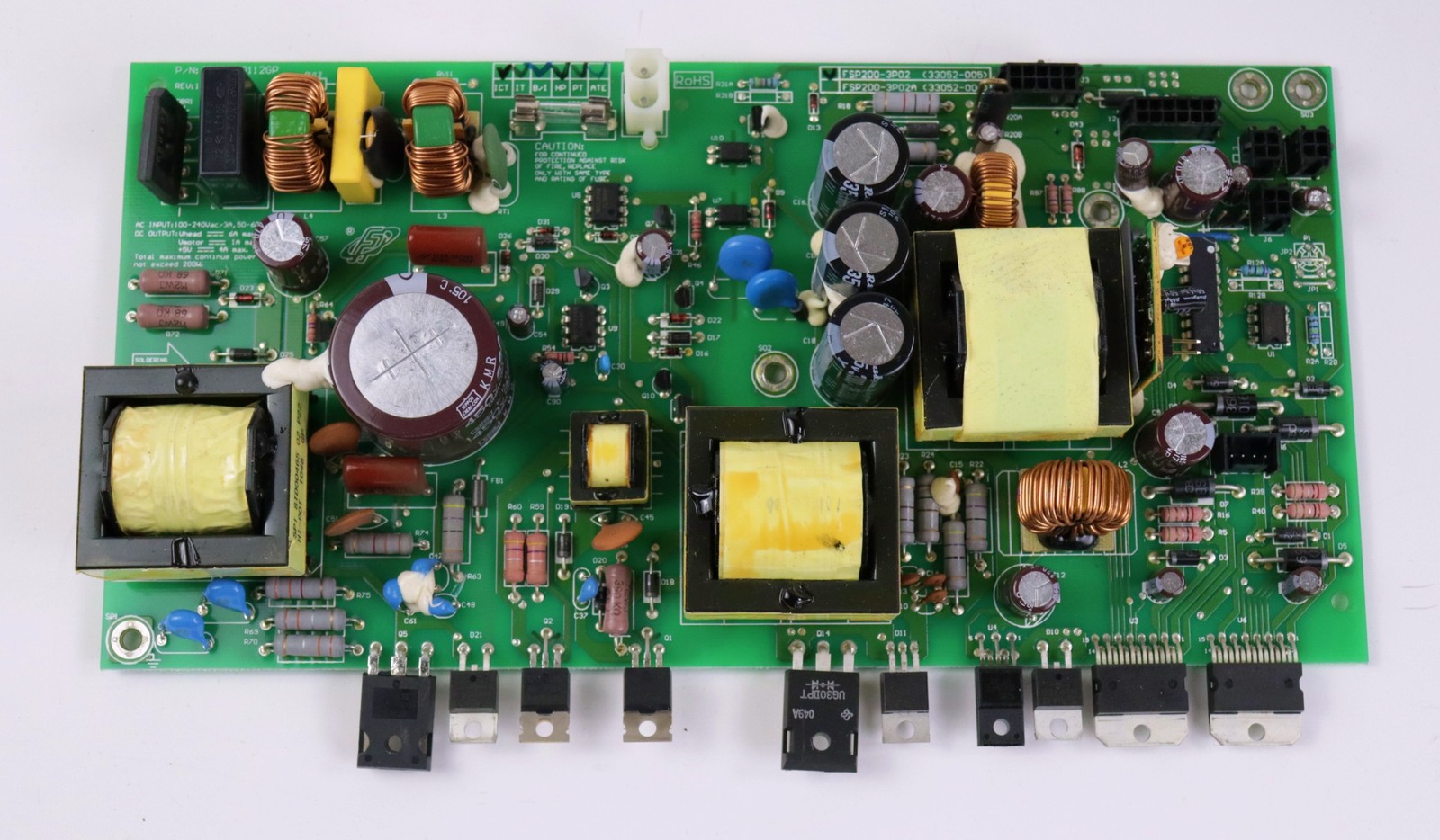 Zebra 105SL Label Printer Power Supply Board 3BD0090112GP FSP200-3P02 33052-005