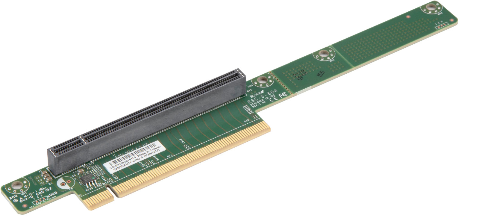 Supermicro RSC-S-6G4 1U LHS Standard riser card with one PCI-E 4.0 x16 slot